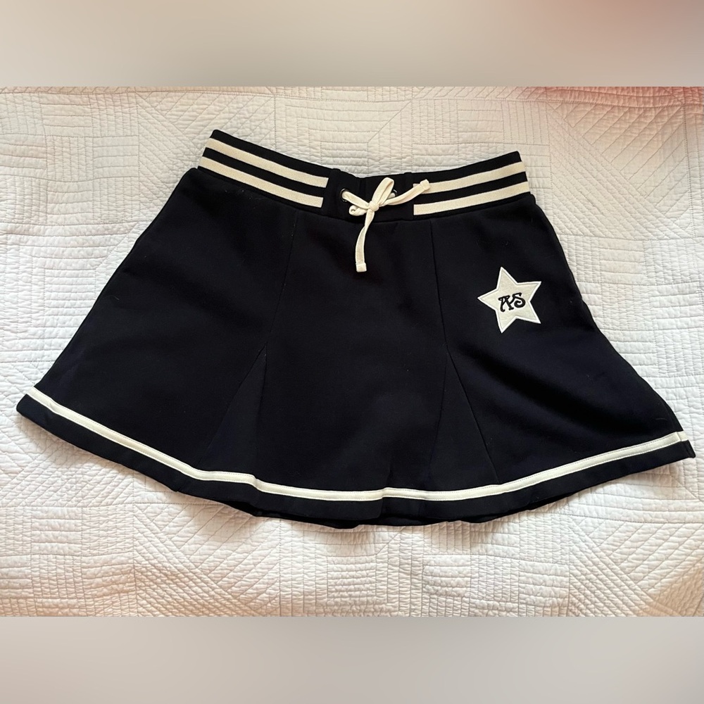 NWT CHEERLEADER VIBE ANNA SUI mini skirt stretch waist cheer style